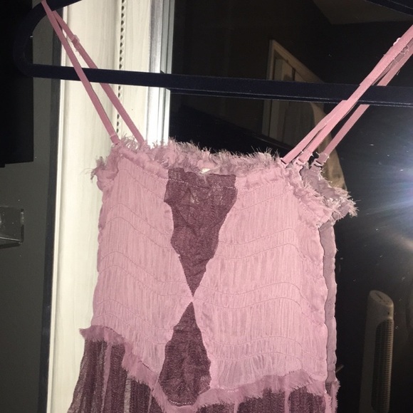 VERY RARE Free People Raw Tulle Maxi Slip - Picture 4 of 7